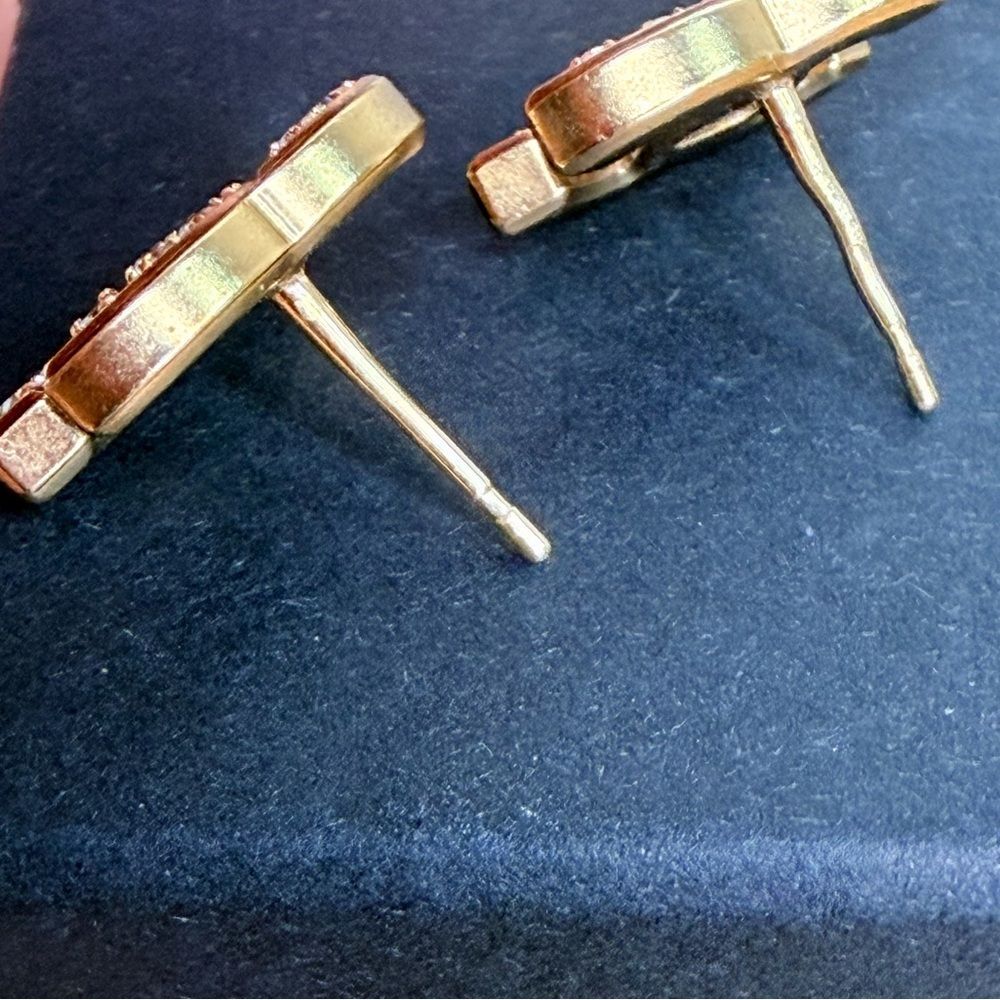 Authentic CHANEL CC Studded Earrings 2021 - Picture 8 of 13